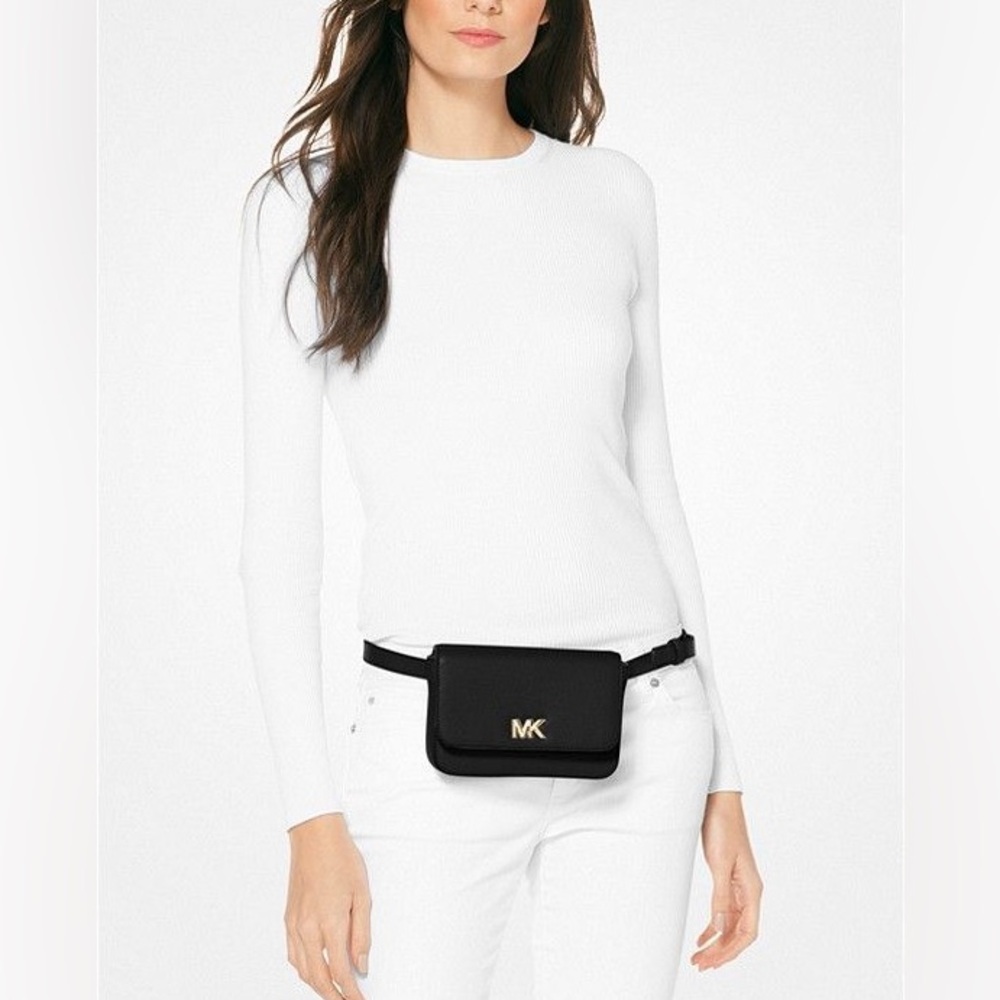 NWT! Authentic Michael Kors adjustable belt bag, crossbody. In Holiday gift box! - Picture 16 of 16